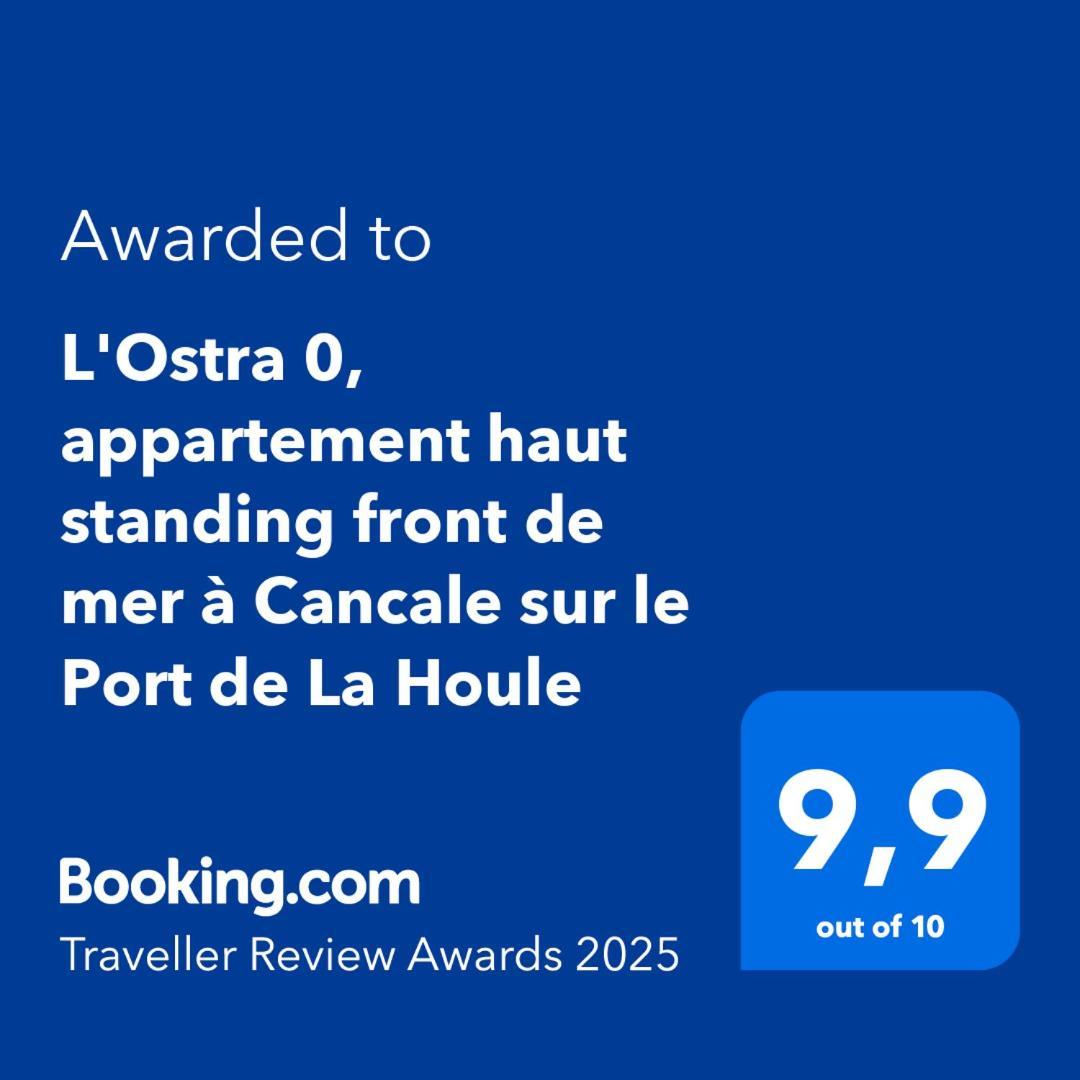 L'Ostra 0, Appartement Haut Standing Front De Mer A Cancale Sur Le Port De La Houle Exterior foto